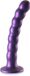 Shots Ouch! OU823MPU Beaded G-Spot Dildo 16.5 cm Metallic Purple