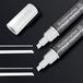 Sigel krijtstift - beitelpunt - 1-5 mm - wit - 2 stuks