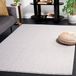 Safavieh Bohemian Indoor Hand Tufted Abstract Collection, ABT340, in Ivory / Charcoal, 60 X 91 cm