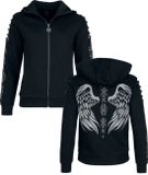 Black Premium by EMP Vest met capuchon - Dames - M