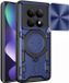 Techsuit Hoesje geschikt voor Xiaomi Redmi Note 15 4G/5G / Xiaomi Poco M8 - CamGuard Pro Back Cover - Blauw