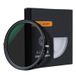 K&amp;F Concept K&F Concept CPL + variabel ND filter ND2-ND32 Nano X 52mm - waterdicht en krasbestendig