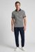 Baileys Dark Blue Polo Shirt Korte Mouw Katoenmix Gestreept Regular Fit Heren M