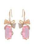 Gaya Earrings Rose Gold Pink