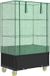 vidaXL Plantenbak verhoogd met hoes en wielen 80x50x182 cm rattanlook