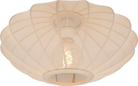 Lucide CORINA - Plafondlamp - Ø 40 cm - Beige - E27 - Dimbaar