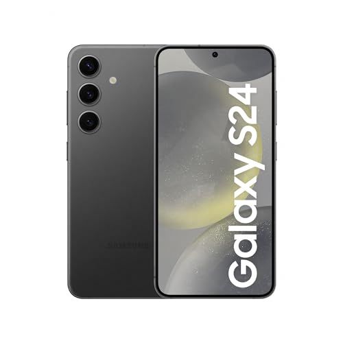 Samsung Galaxy S24 AI Smartphone, Android mobiele telefoon zonder abonnement, 8 GB RAM, 128 GB geheugen, 50 MP-camera, lange batterijduur, Onyx Black, 3 jaar fabrieksgarantie