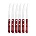 Domestic by Mäser, Serie Polywood, steakmessen 21 cm in 6-delige set, stijlvol steakbestek van roestvrij staal