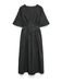 VERO MODA VMFRIBA 2/4 CALF DRESS WVN Maxi jurk Dames Zwart Katoen/Polyester/Elastaan XS