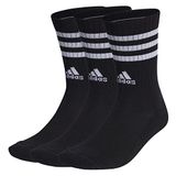 adidas Sportswear 3-Stripes Gevoerde Sokken 3 Paar - Unisex - Zwart - 22-24