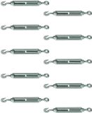 Alberts 854133 spanslot | met haak en oog | verzinkt | Set van 10