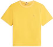 Tommy Hilfiger Dames T-shirt Korte Mouw Katoen XS Oranje
