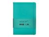 Antartik Notitieboek met elastiek, vaste omslag, A5 vellen, glad, turquoise, 100 vellen, 80 g, FSC