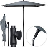 Vilde Tuinparasol Grijs Verstelbaar 125x200 cm