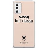 ERT GROUP mobiel telefoonhoesje voor Samsung M52 5G origineel en officieel erkend Babaco patroon Sassy but classy 001