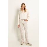 Claudia Sträter CLAUDIA BY CLAUDIA STRÄTER flared jeans ecru