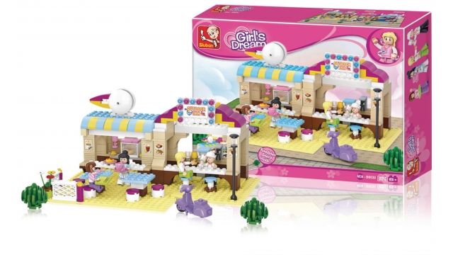 Sluban Building Blocks Girls Dream Series Restaurant - Multicolor - Kunststof - 6938242953003