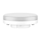 ledscom.de GX53 LED lamp, wit (4100 K), 6,5 W, 550lm, 3-staps dimmer, mat