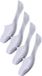 PIECES 4-paar invisible footies sneaker sokken - Katoenen onzichtbare kousenvoetjes - 39/41 - Wit
