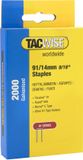 TACWISE Smalrug nietjes 91/14 mm verzinkt, 2.000 stuks