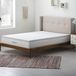 Linenspa Matrastopper, 100 x 200 cm, 5 cm hoog, matrastopper met traagschuim gel en wasbare overtrek met ritssluiting, Öko-Tex, wit
