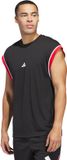 Adidas Performance Adidas Basketball All-World Mouwloze Tanktop - Heren - Zwart
