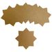 Pack Bruine Kraft Sterren 150 x 150mm