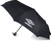 Umbro Paraplu - Zwart/Lichtblauw - Polyester - 100 cm Diameter