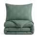 Sleeptime 2 in 1 Couette sans Housse Dorian - Couette - 140 x 200 cm + 1 x taie d'oreiller 60x70 - Vert