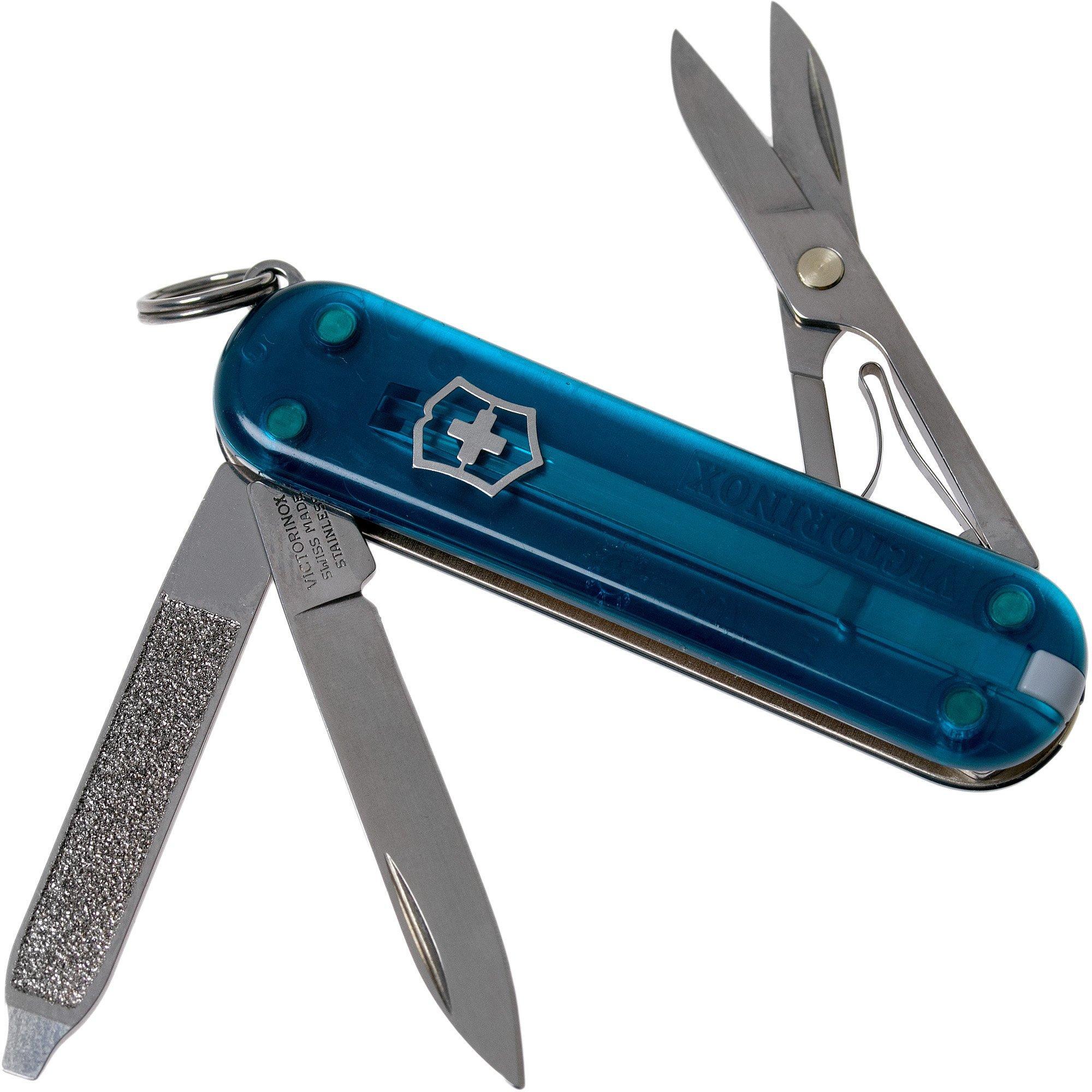 Victorinox Classic SD Translucent Colors, Sky High 0.6223.T61G Zwitsers zakmes