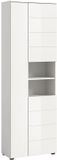 Xonox.Home Hoge Kast Vira Wit Melamine 60x190x34 cm