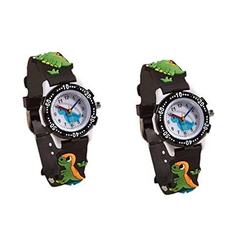 Gatuida 2 Stks Horloges Kids Kinderen Verjaardag Horloge Schattige Gift Dier Pols Student Cartoon Peuter Geschenken Voor Mooie