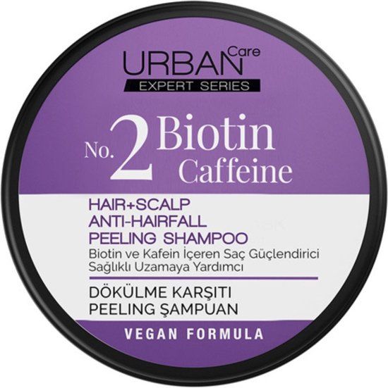 Urban Care Expert Biotin & Caffein Sea Salt Peeling Shampoo - 200ml