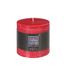 ATMOSPHERA CREATEUR D'INTERIEUR Rustieke kaars rond 10 cm diameter rood - 3560238479384