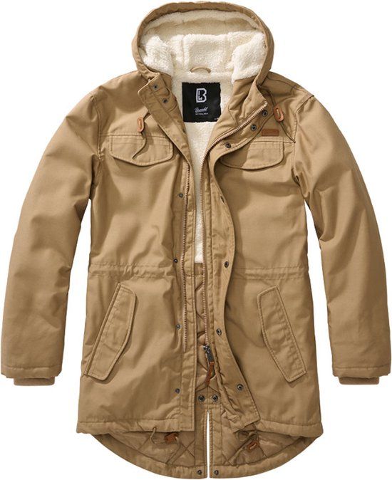 Brandit Heren Marsh Lake Parka - Camel - XL