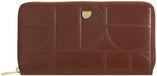 DuDu Up Portemonnee RFID-bescherming Leer 20 cm - Dames - Horizontaal - choccolate-lilac