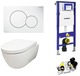 Geberit UP320 Toiletset Sani Royal Standaard Rimfree 55 cm Sigma 01 Wit