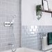 Hudson Reed Elizabeth Kit De Douche Thermostatique 2 Fonctions Douchette Et Bec Verseur Baignoire Chrome Et Blanc