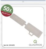 Quadrios 23CA253 Kabelmarkeringdrager Transparant