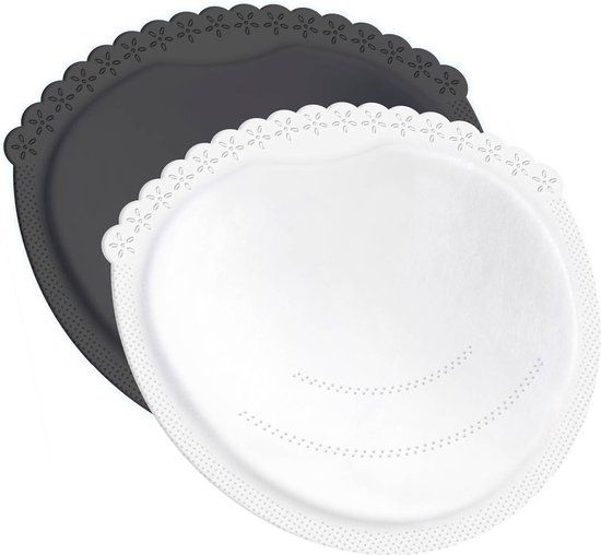 Difrax Zoogcompressen - Wit/Zwart - 40 stuks