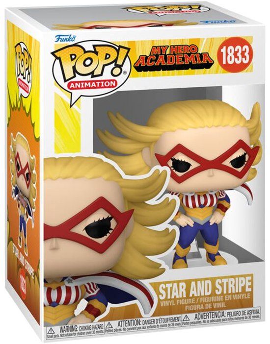 Funko My Hero Academia Star and Stripe Vinyl Figur 1833 Unisex Funko Pop!