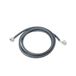 Fackelmann Toevoerslang voor servies en wasmachine, rubber, grijs, 250 x 3 x 1,5 cm