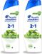 Head & Shoulders Shampoo 2-en-1 Anti-roos gevoelige hoofdhuid - 300 ml - Voordeelverpakking - 2 stuks