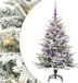 vidaXL Kunstmatige Voorverlichte Kerstboom met Ballenset Groen 120 cm