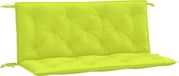 vidaXL Tuinbankkussens 2 stuks 120x50x7 cm Oxford stof Heldergroen