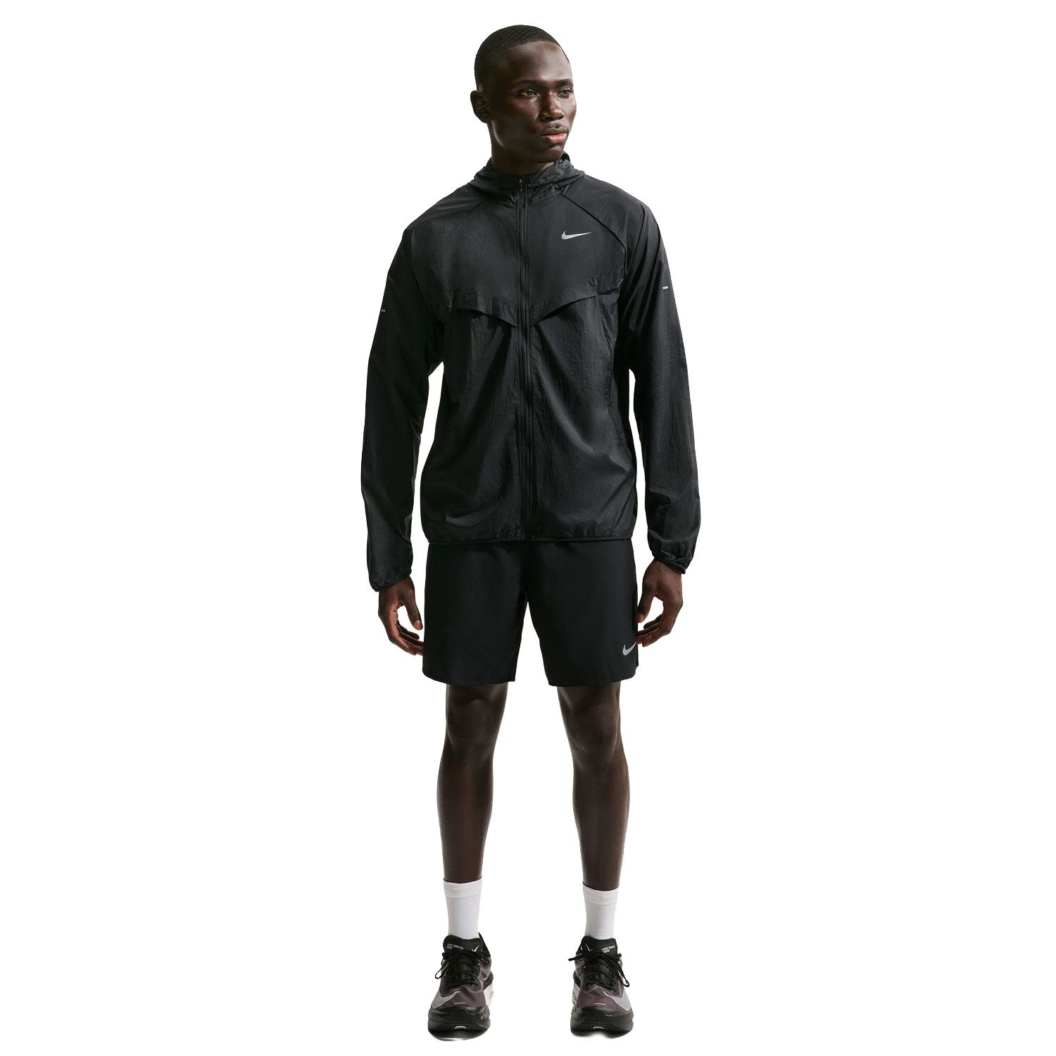 Nike Stride Hardloopjas Heren - zwart, Maat XL