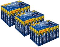 Varta Longlife Power AAA Cube Pack - 3 x 24 stuks - Voordeelverpakking