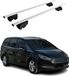 Omac Barres De Toit Pour Ford Galaxy III 2015-2023 – City Crash Tested – Iso Pas 11154:2006 – Antivol Inclus – Charge Max 75 Kg – 2 Barres Argent