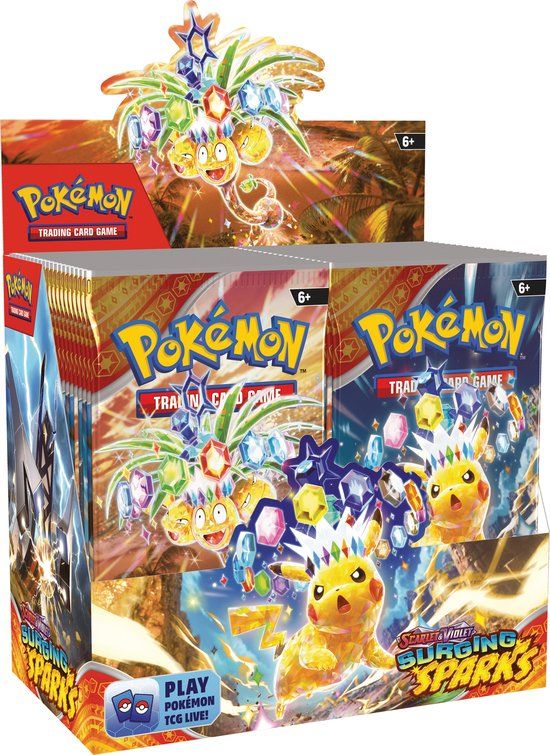 Pokémon - SV08 - Surging Sparks Boosterbox - Booster Display - Pokémon Kaarten - Trading Cards