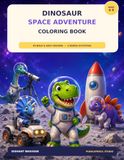 Dinosour Space Adventure Coloring Book